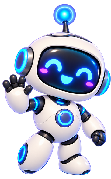手を振るAIロボット